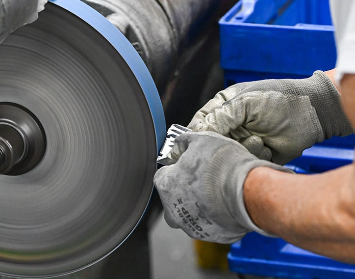 エンドレス研磨作業